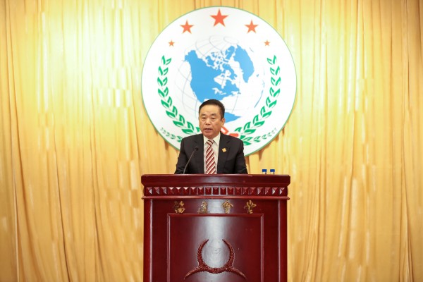 福建省中外企业家联谊会会长陈必松讲话
